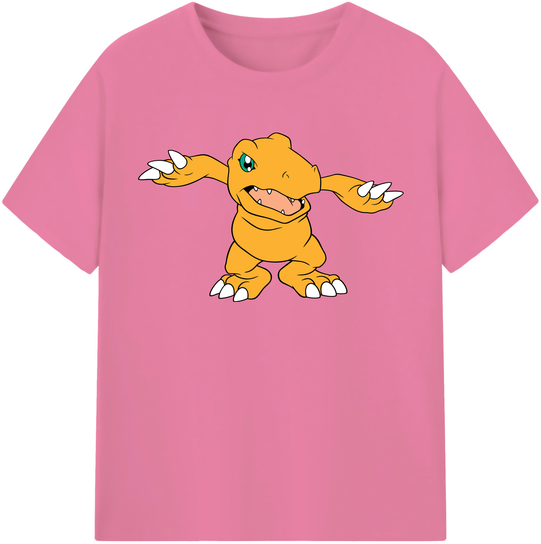 （画像用） Digimon デジタルモンスター/デジモン 綿100％半袖Tシャツ（フロントプリント）